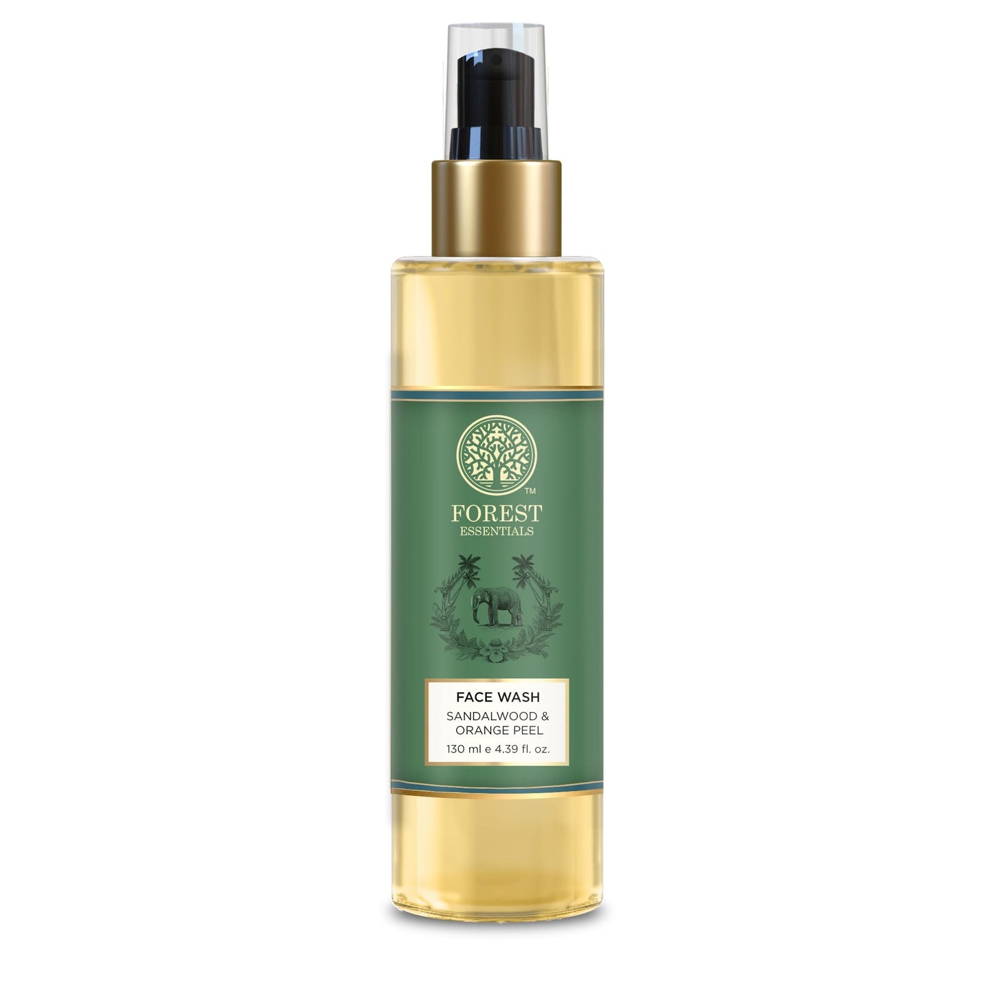 Forest Essentials Facial Cleanser Sandalwood & Orange Peel 130ml (Face Wash)