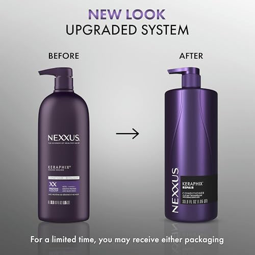 Nexxus KERAPHIX Conditioner for Damaged Repair Hair Powered by KRT Keratin Resistance Therapy with Liquid Crystal Amino Acids 33.8 fl oz