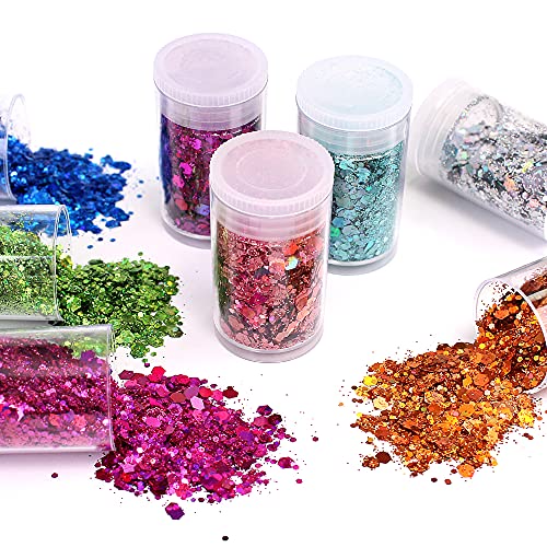 Estanoite 36 Colors Chunky Glitter Mix – Face, Nail & Body