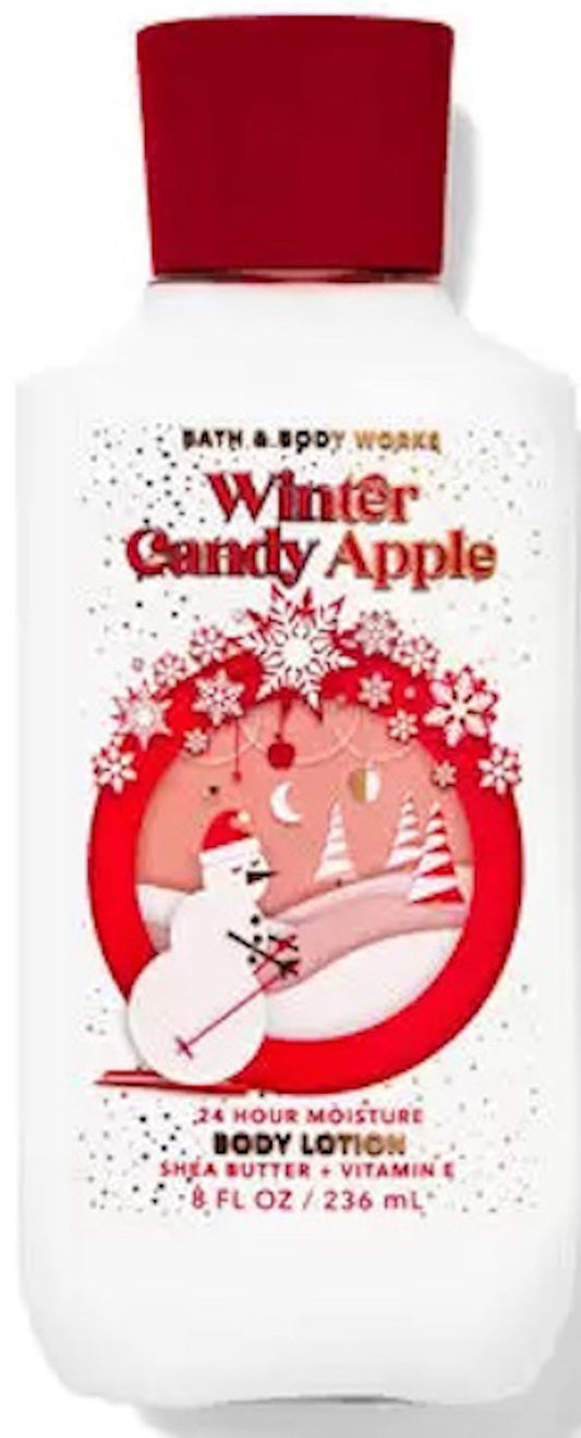 Bath and Body Works Super Smooth Body Lotion Sets Gift For Women 8 Oz (Winter Candy Apple)