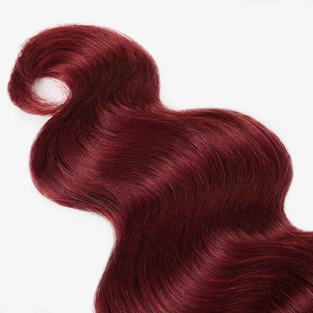 Burgundy Human Hair Bundles 99j Bundle Burgundy Bundle Human Hair 12 14 16 inch 99j Body Wave 3 Bundles Wine Red Weave 150g