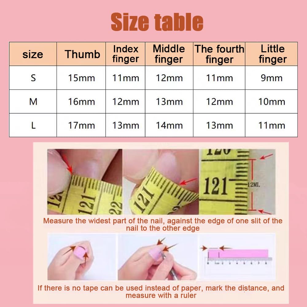 10-Piece Handmade Press On Nails Set - Convenient, Versatile, Reusable - Includes Press On Nails, Glue On Nails, Impress Nails - Pastel & Variety of Styles