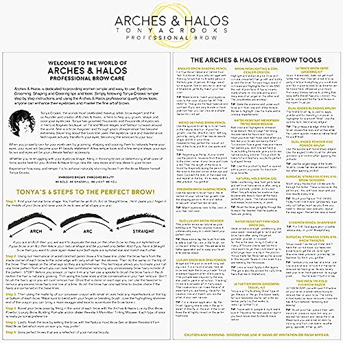 Arches & Halos Jetsetter Brow Kit - Travel Size with 5 Tools