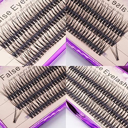 120pc Individual False Eyelashes 12mm C Curl 0.1mm