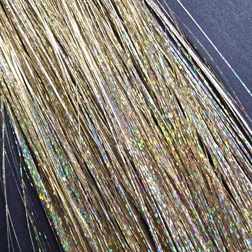 Fairy Hair Tinsel 40" - 100 Strands Champagne Sparkle