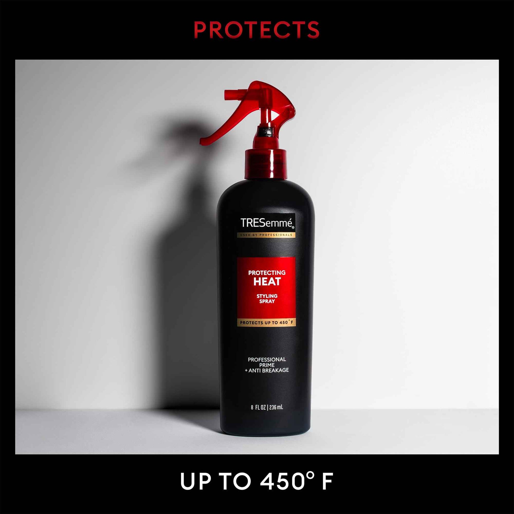 TRESemmé Protecting Heat Spray with Keratin, 3-Pack + Extra Hold Hairspray for Thermal Protection & Frizz Control