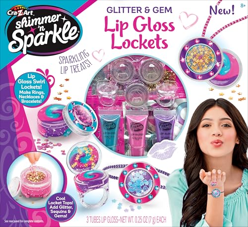 Cra-Z-Art Shimmer 'n Sparkle Lip Gloss Locket DIY Kit