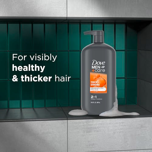 Dove Men+Care Thick + Strong 2-in-1 Shampoo Conditioner, 31 oz