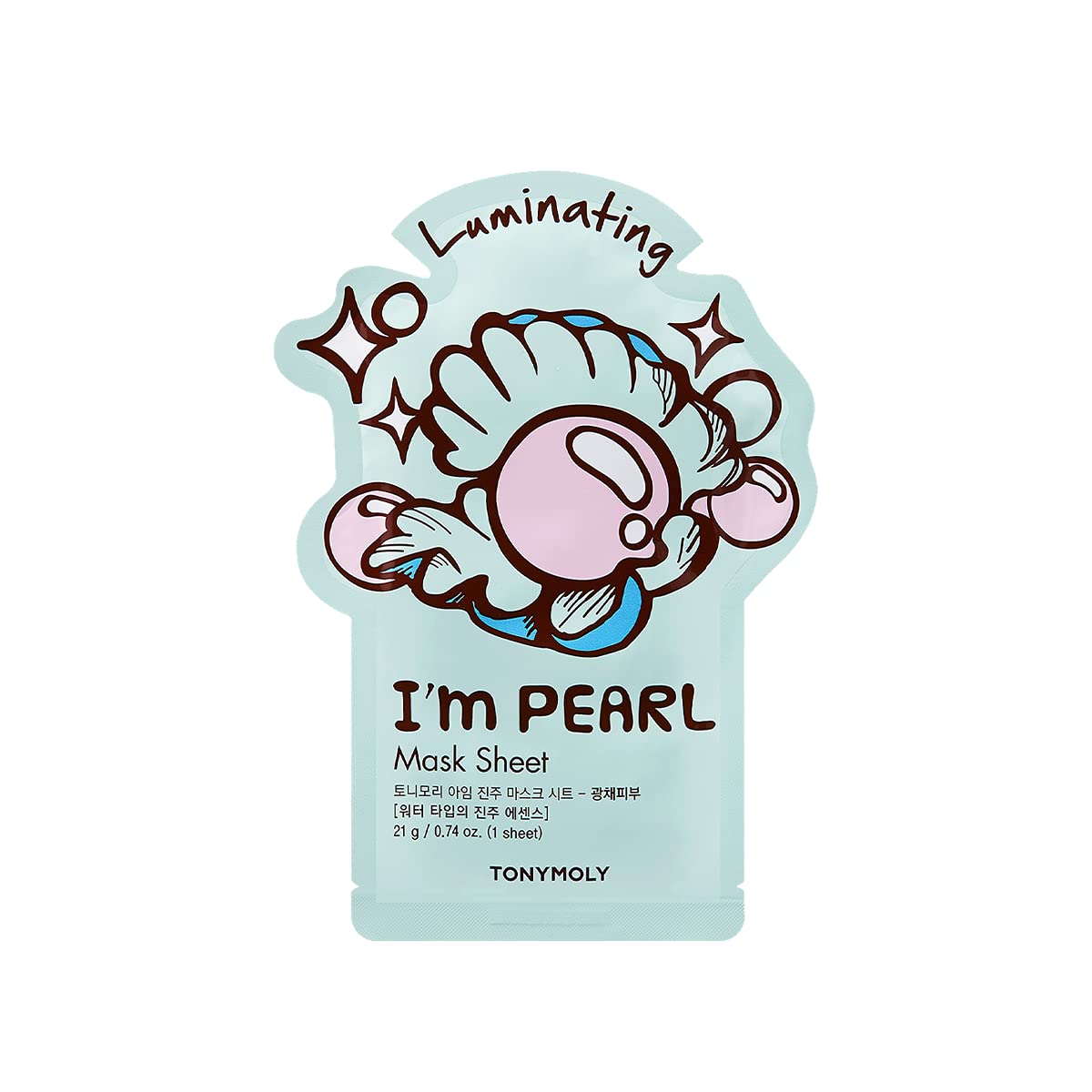 TONYMOLY I'm Real Radiance Sheet Mask 5 Count, Hydrates and Moisturizes Face