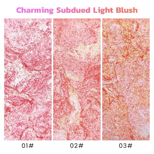 Marbled Blush Powder – Shimmery, Long-Wear Pigmented Cheek Color