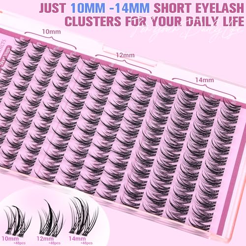 Winifred Fairy Lash Clusters 10-14mm Wispy Eyelash Extensions