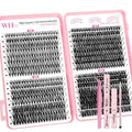 Lash Clusters Kit 640Pcs 30D-60D Individual Eyelashes with Tools