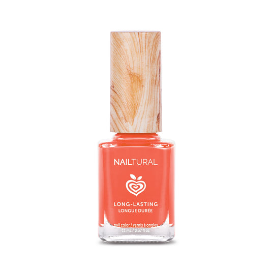 Nailtural Nail Polish - “Trusting Terracotta” Light Brown Color - Cruelty-Free Vegan Plant-Based Nail Polish - Last 7 Days for Long Durability - Sustainable Non-Toxic Formula