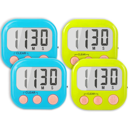 Classroom Timers for Teachers Kids Large Magnetic Digital Timer 4 Pack