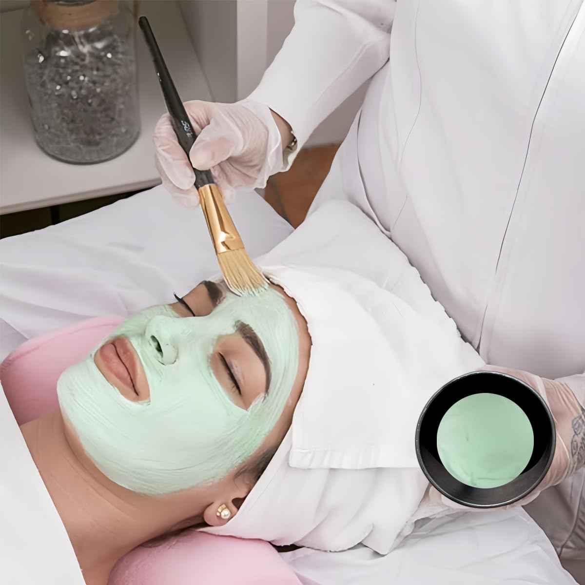 Rowcay 6 Piece Silicone Mixing Bowl Set, 3.93-Inch Microwaveable Silicone Bowls, Facial Bowls for Aestheticians, for Facial Masks, Mud Masks and Other Skin Care Products