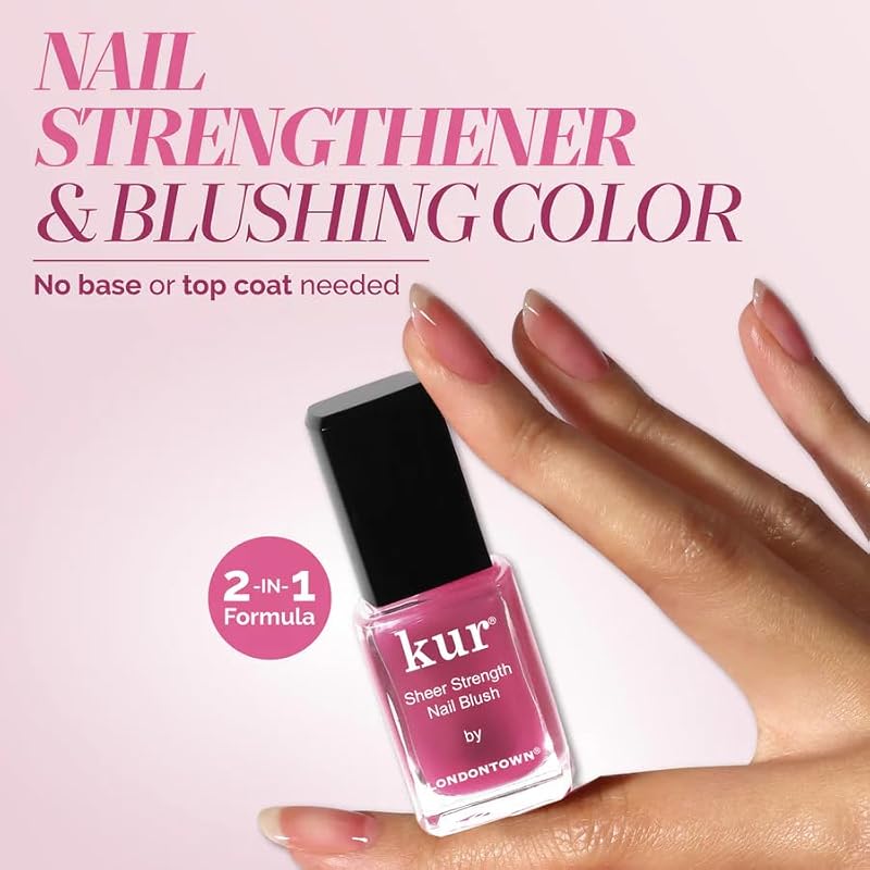 LONDONTOWN Sheer Strength Nail Blush 2-in-1 Hardener