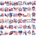 HOWAF 4th of July Temporary Tattoos, 96-Piece Patriotic Tattoo Stickers