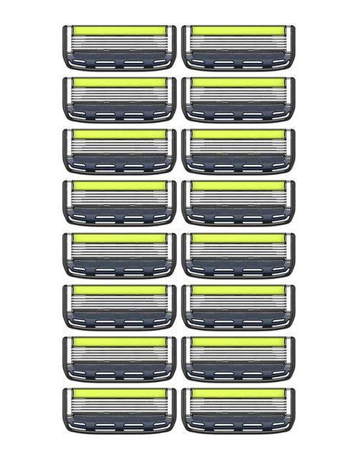 Dorco Pace 5 Pro Razors - Shaving System For Men with Trimmer - 16 Refill Cartridge Set