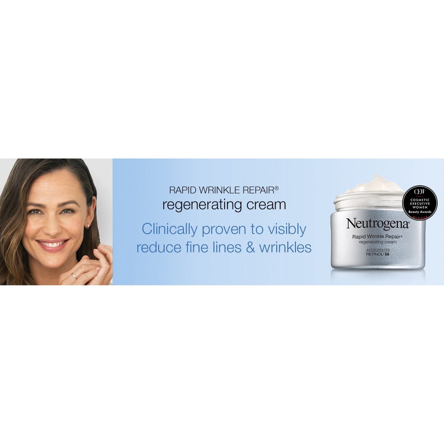 Neutrogena Rapid Wrinkle Repair Retinol Face Moisturizer, Daily Anti-Aging Cream with & Hyaluronic Acid to Fight Fine Lines, Wrinkles, Dark Spots, 1.7 oz (pack of 2) 3.4 Ounce