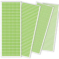 Christmas Green Face Gems Eye Jewels Rhinestones Crystals Stickers 3/4/5/6mm with Stickers for Body, Stick on Jewels Makeup Glue for Face Eye Hair Nails Make up and Craft Decor 3090PCS
