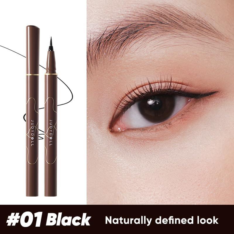 JUDYDOLL Blooming Liquid Eyeliner Pen 0.02mm Ultra Fine Tip Black