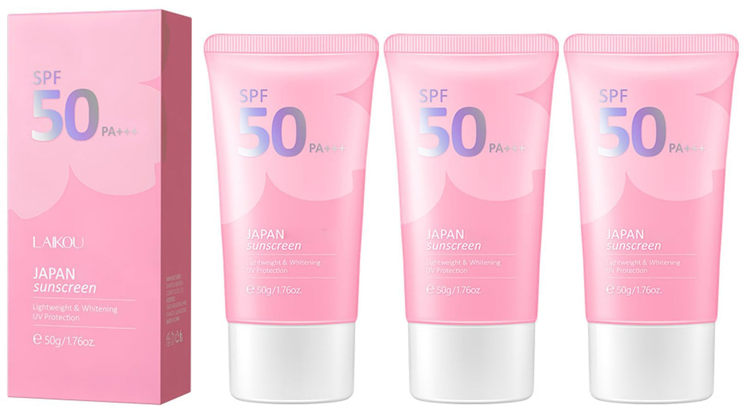 Japan Sunscreen SPF 50 Bloqueador Solar Japones Sunscreen for Face Japanese Sunscreen SPF PA+++ Rosada Sunscreen Essence Cream 50g Moisturizing Cosmetics Skin Care Products (3)