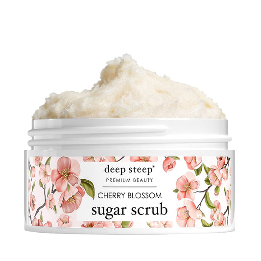 Deep Steep Sugar Scrub, 8oz (Cherry Blossom)