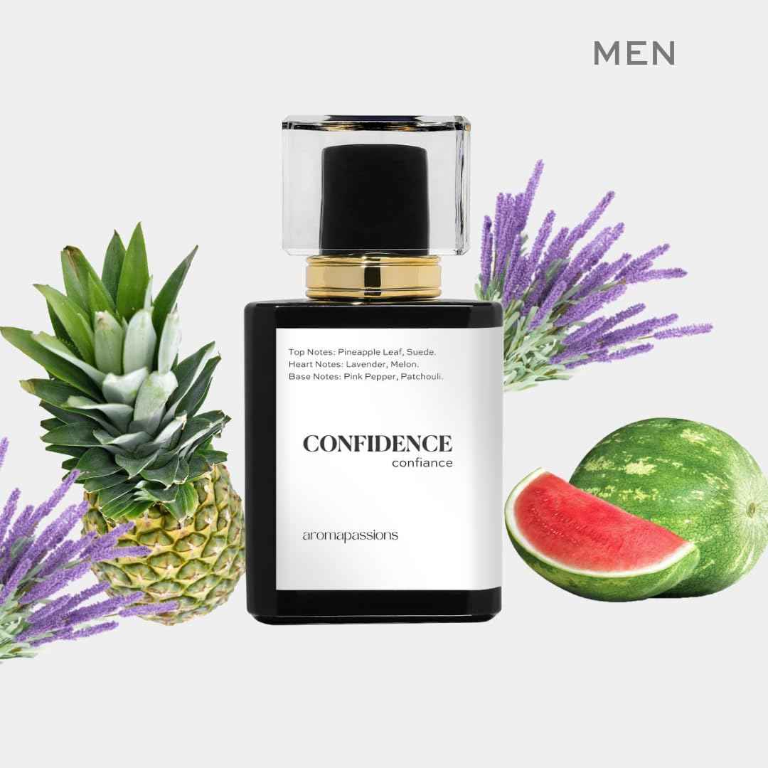 aromapassions CONFIDENCE | Extrait De Parfum | Long Lasting Dupe Clone Perfume Cologne | Essential Oil Fragrance | Perfume De Hombre | (30 ml / 1 Fl Oz)