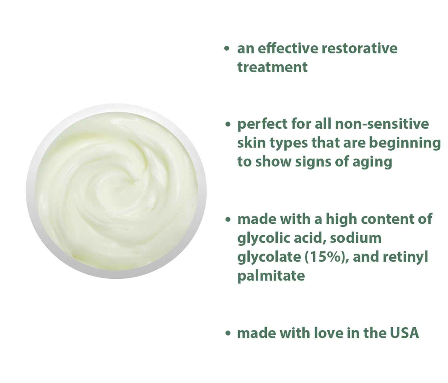 RAYA Glycolic Cream X-50 with AHA (G-329) | Exfoliating Facial Treatment for Non-Sensitive Skin Beginning to Show Signs of Aging | Helps Reduce Lines and Wrinkles | Made with Alpha Hydroxy Acids