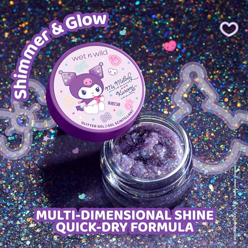 wet n wild My Melody & Kuromi Glitter Gel - Spunky
