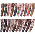 HOVEOX Temporary Tattoo Arm Sleeves - 20 Piece Set