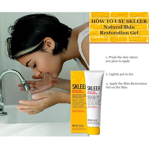 Natural Skin Restoration Gel - All Skin Types - For Better Looking Skin (1 Ounce (Pack of 1))