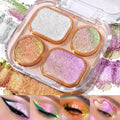 UCANBE Multichrome Shimmer Eyeshadow Palette - 4 Colors
