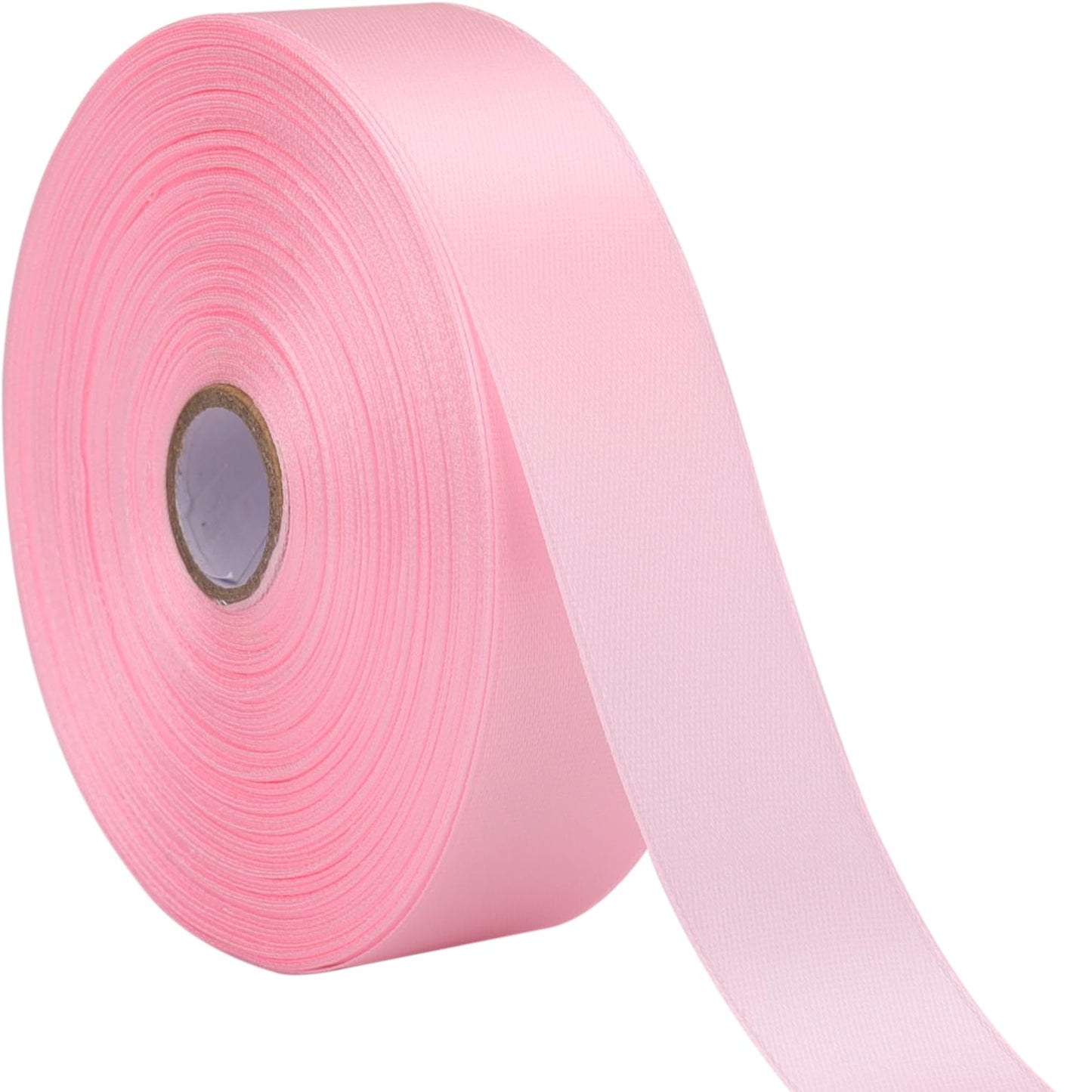 Nsilu Ribbon for Gift Wrapping 50 Yards Perfect Wedding Party Wreath Sewing DIY Hair Accessories Decoration Floral Hair Balloons Other Projects (Light Pink, 1 inch)