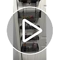 HapiRm 6-Tier Over-the-Door Organizer with Visual Pockets & Hooks (Hooks Style, Black) – Includes 4 Large Baskets