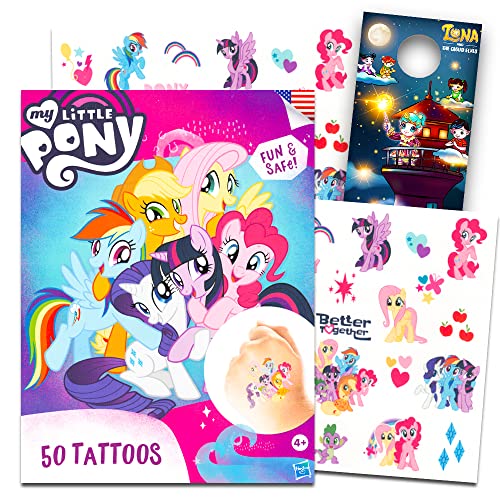 My Little Pony Temporary Tattoos Bundle - 50 Pc Set