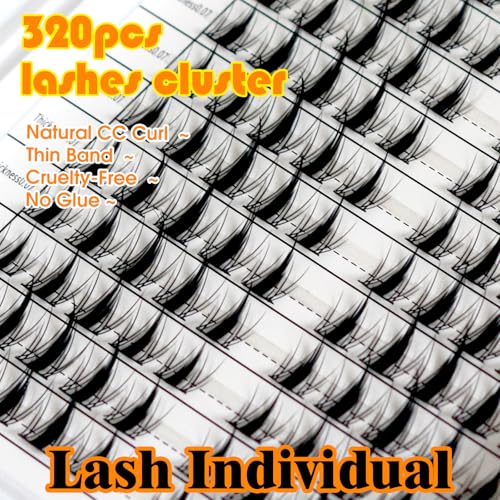 32 Pairs Manga Lash Clusters - Fluffy Volume False Eyelashes