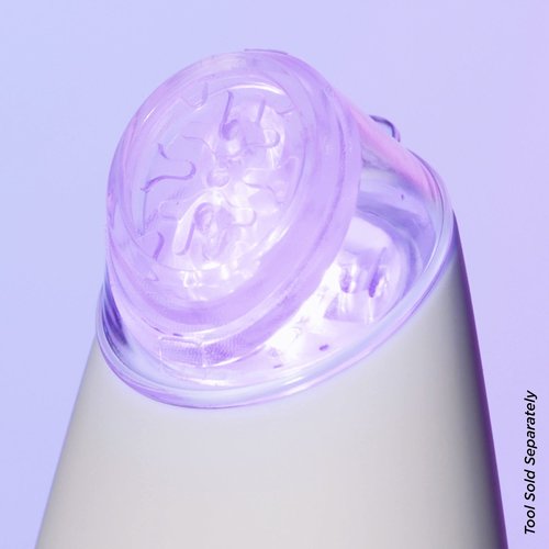 BeautyBio GLOfacial Hydro-Infusion Deep Pore Cleansing + Blue LED Clarifying Tool & Concentrates