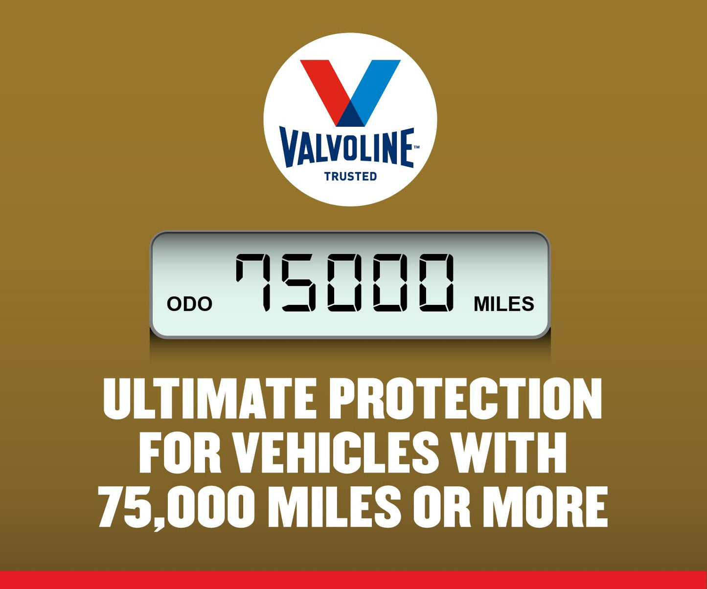 Valvoline Extended Protection High Mileage with Ultra MaxLife Technology 5W-20 Full Synthetic Motor Oil 1 QT