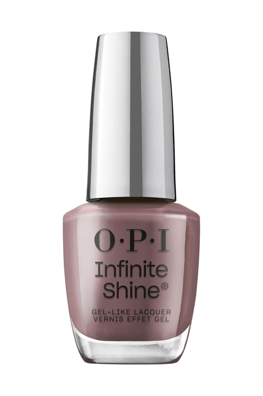 OPI Infinite Shine Long-Wear Dark Crème Finish Opaque Brown Nail Polish, Up to 11 days of wear & Gel-Like Shine, You Don't Know Jacques!, 0.5 fl oz