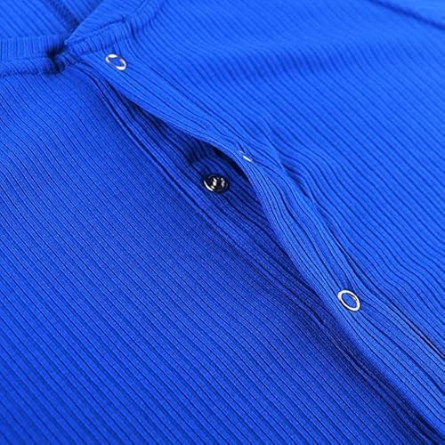 Mens Long Sleeve Onesies Jumpsuit Nightwear Button Down One Piece Pyjamas