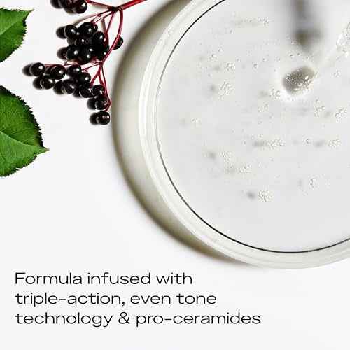 SheaMoisture Melanin Care Even Tone Serum Nourished & Radiant for Clearing & Smooth Complexion, with Triple-Action Even Tone +Elderberry Complex, 1 fl oz