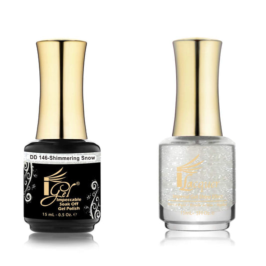 iGel - 100% Pure Gel Nail Polish - Dip & Dap Collection (DD146 - Shimmering Snow)