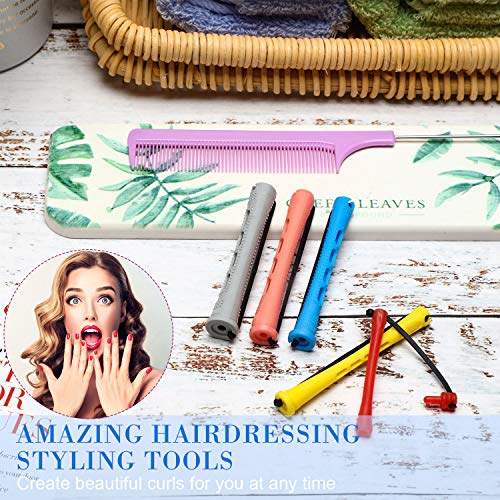 WILLBOND 60-Piece Hair Perm Rods Set – Assorted Sizes Curling Rollers