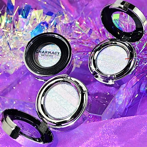Charmacy Multichrome Glitter Highlighter Palette - Chameleon Shimmer