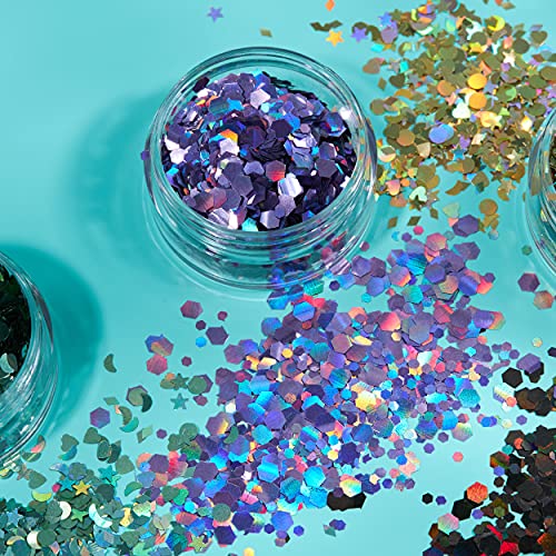 Moon Glitter Holographic Gold Cosmetic Glitter 0.10oz