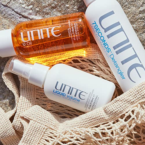 UNITE Hair ? LIQUID Volume ? Wet-to-Dry Texturizing Spray for Weightless Volume, Body & Matte Finish ? Reactivates for All-Day Texture ? 4 Fl Oz