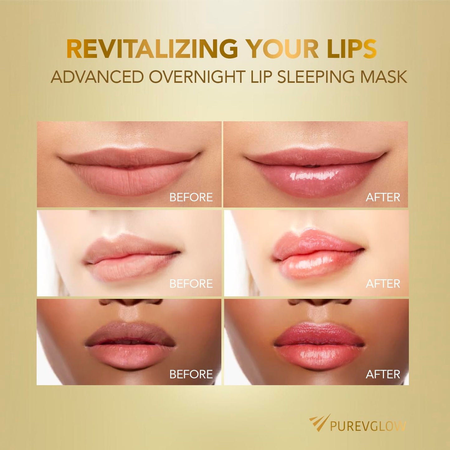 Lip Collagen Peptide Sleeping Mask: 30g Overnight Lip Wrinkle Treatment with Hyaluronic Acid Coconut Shea Butter - Lip Balm to Nourish Hydrate Dry Cracked Lips - Lip Plumper Moisturizer