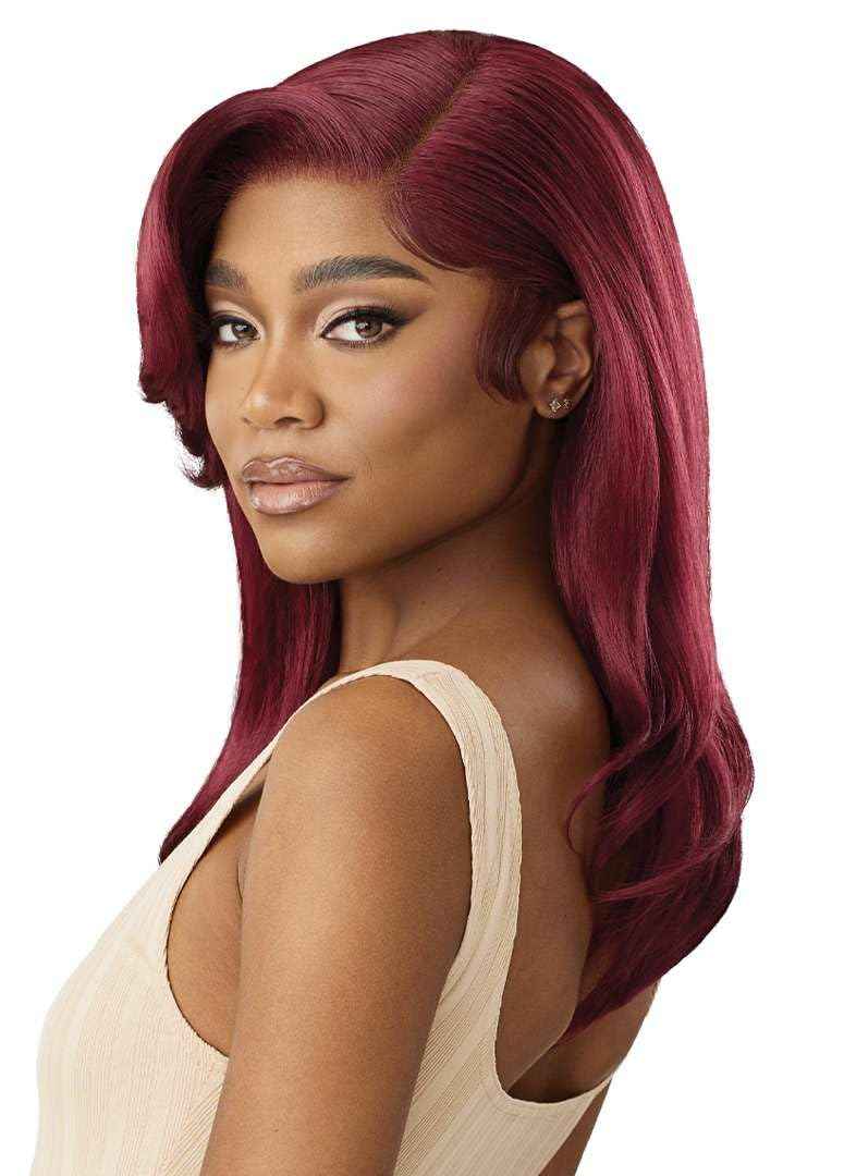 Outre Lace Front Wig - Melted Hairline - Hali (BURGUNDY)