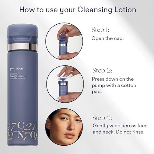 Active NAD+ Prebiotic Toner - Micellar Water & Makeup Remover? 5% Pharma-Grade NAD+ Cleanser with Centella Asiatica & A-Glucan Oligosaccharide ? Swiss Liposomal Technology ? 3.38 Fl Oz